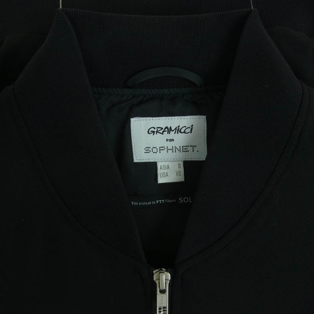 SOPHNET. ソフネット Gramicci グラミチ SOPH-222088 BINCHOTAN JACKET ボンバー ジャケット 中国製 ブラック系 S【中古】