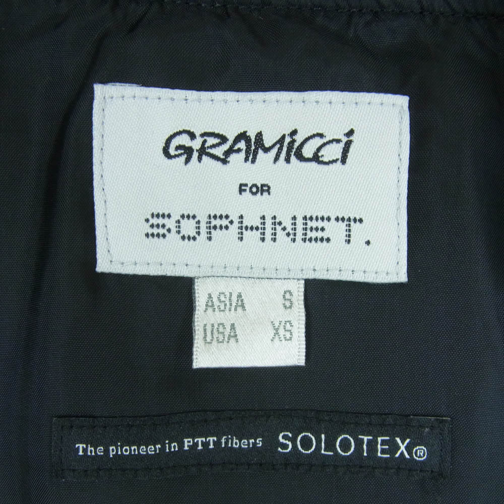 SOPHNET. ソフネット Gramicci グラミチ SOPH-222088 BINCHOTAN JACKET ボンバー ジャケット 中国製 ブラック系 S【中古】