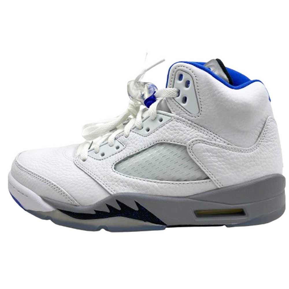 NIKE ナイキ DD0587-140 Air Jordan 5 エアジョーダン 5 Stealth 2.0 ステルス2.0 ハイカットスニーカー ホワイト系 26cm【極上美品】【中古】