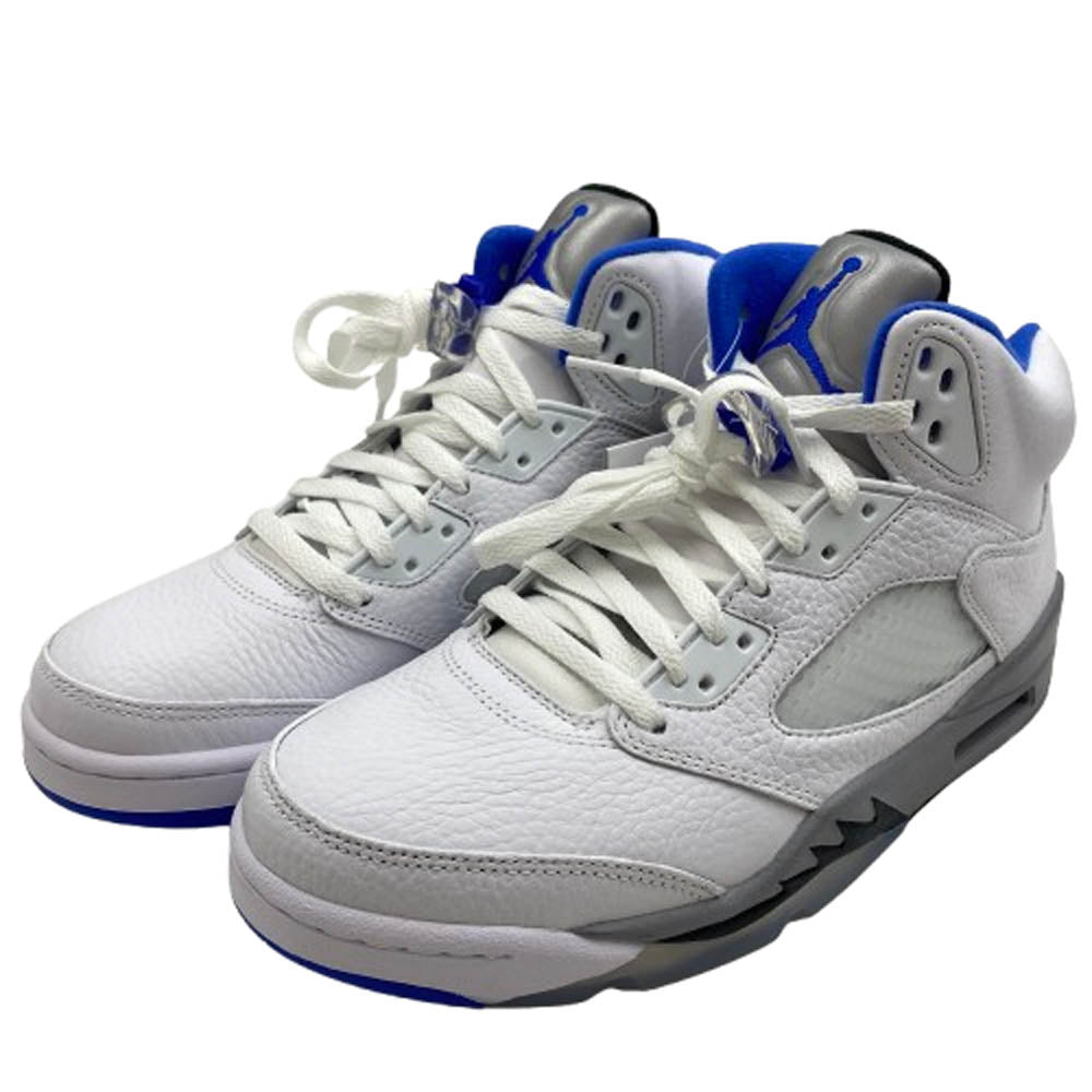 NIKE ナイキ DD0587-140 Air Jordan 5 エアジョーダン 5 Stealth 2.0 ステルス2.0 ハイカットスニーカー ホワイト系 26cm【極上美品】【中古】