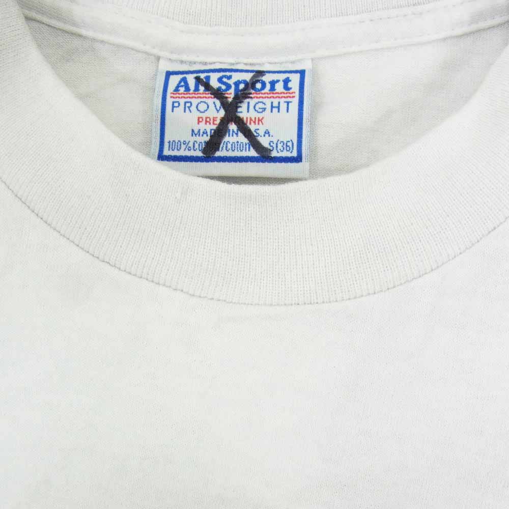 ヴィンテージ 90s USA製 The Rolling Stones ローリング ストーンズ All Sport  94/95 Voo Doo Lounge バンド Tシャツ 白灰系 S【中古】