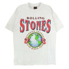 ヴィンテージ 90s USA製 The Rolling Stones ローリング ストーンズ BROCKUM ブロッカムボディ 94/95 Voo Doo Lounge ワールドツアー バンド Tシャツ 白グレー系 L【中古】