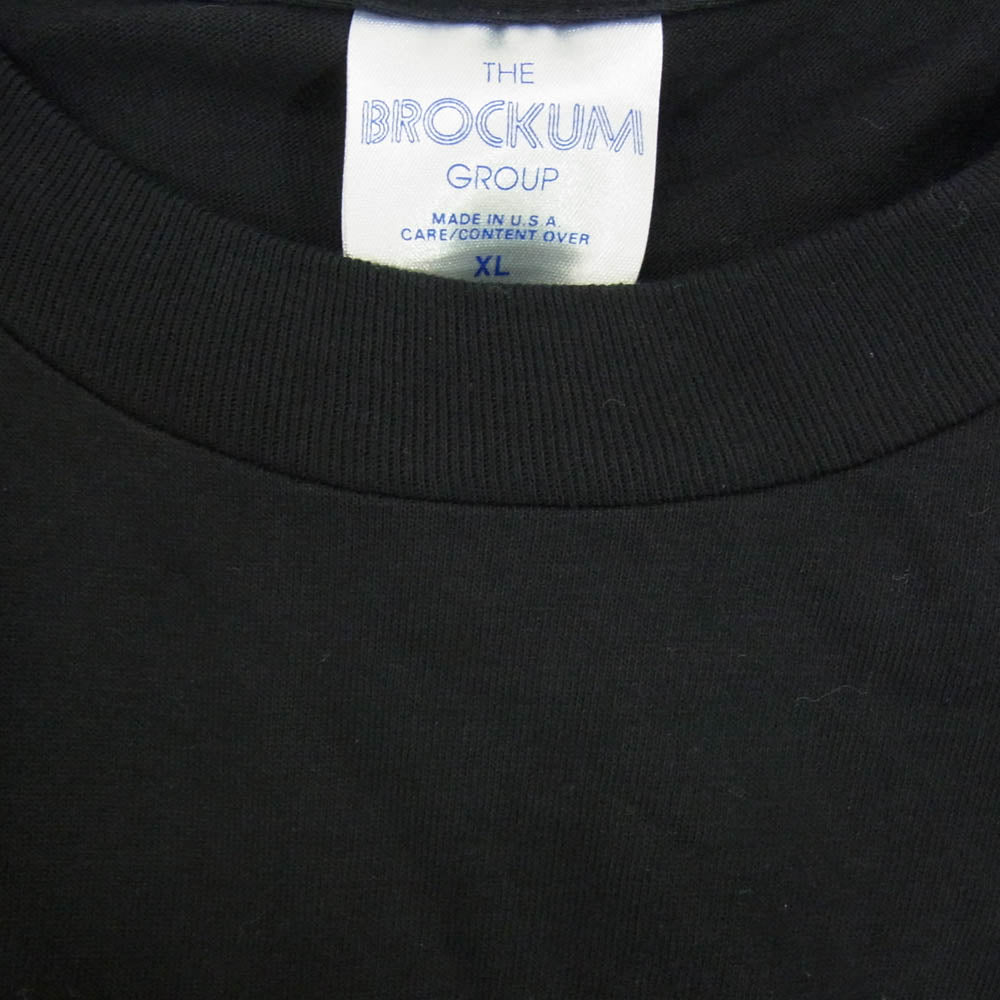 ヴィンテージ 90s USA製 Keith Richards × X-Pensive Winos キース リチャーズ エクスペンシヴ ワイノーズ BROCKUM ブロッカムボディ バンド Tシャツ ブラック系 XL【中古】