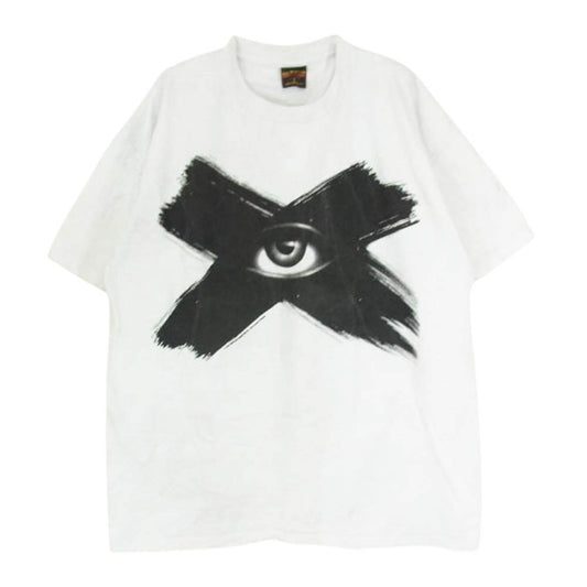 ヴィンテージ 90s USA製 The Rolling Stones ローリング ストーンズ LOVE IS STRONG 1994 BROCKUM バンド Tシャツ 白グレー系 XL【中古】