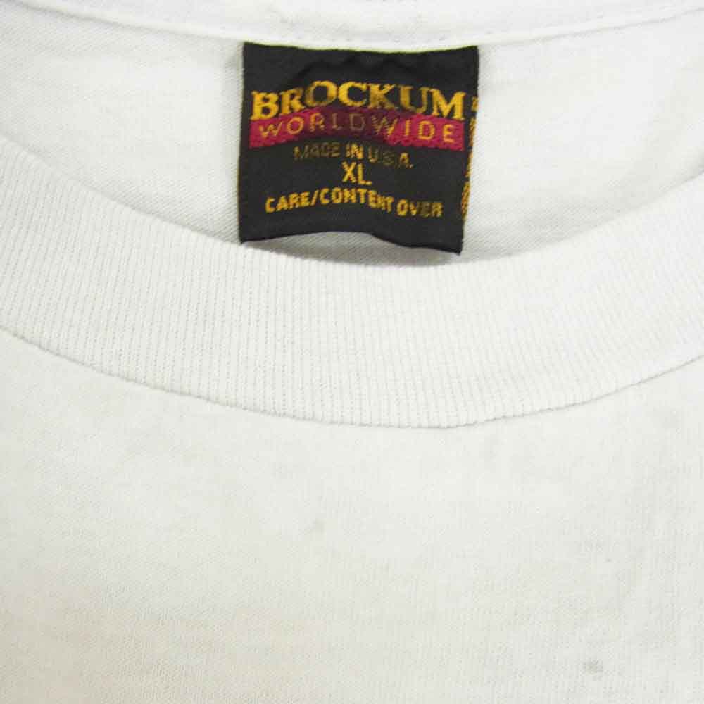 ヴィンテージ 90s USA製 The Rolling Stones ローリング ストーンズ LOVE IS STRONG 1994 BROCKUM バンド Tシャツ 白グレー系 XL【中古】