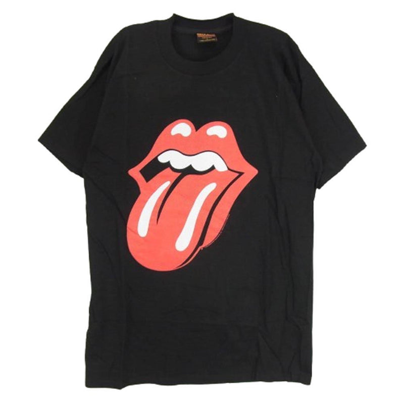 ヴィンテージ 90s USA製 The Rolling Stones ローリング ストーンズ BROCKUM ブロッカムボディ 94/95 Voo Doo Lounge バンド Tシャツ BLACK ブラック系 L【極上美品】【中古】