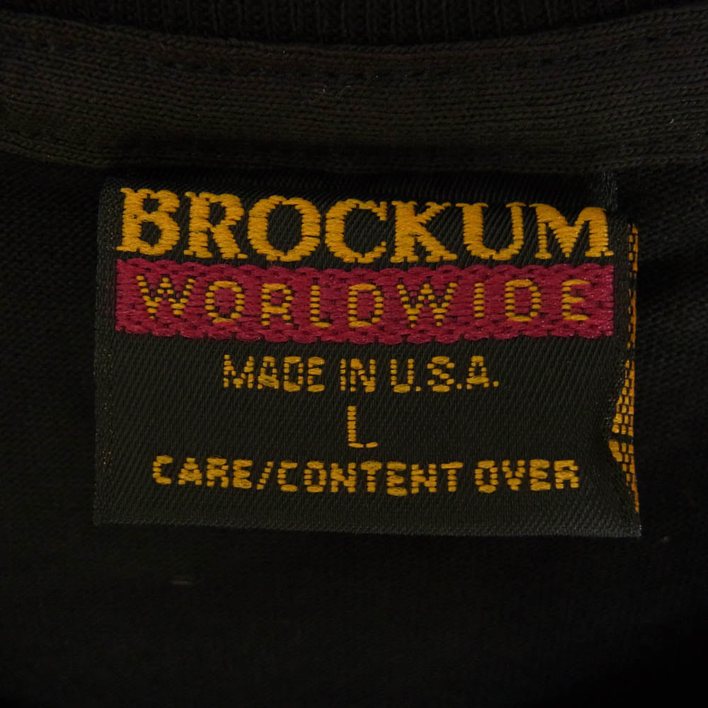 ヴィンテージ 90s USA製 The Rolling Stones ローリング ストーンズ BROCKUM ブロッカムボディ 94/95 Voo Doo Lounge バンド Tシャツ BLACK ブラック系 L【極上美品】【中古】