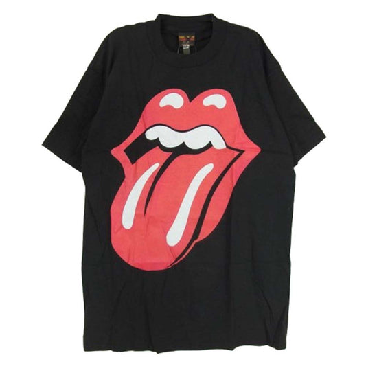 ヴィンテージ 90s USA製 The Rolling Stones ローリング ストーンズ BROCKUM ブロッカムボディ 94/95 Voo Doo Lounge バンド Tシャツ BLACK ブラック系 L【美品】【中古】