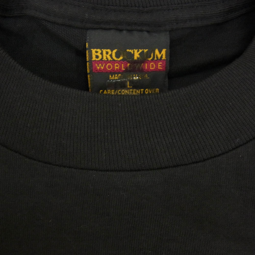 ヴィンテージ 90s USA製 The Rolling Stones ローリング ストーンズ BROCKUM ブロッカムボディ 94/95 Voo Doo Lounge バンド Tシャツ BLACK ブラック系 L【美品】【中古】