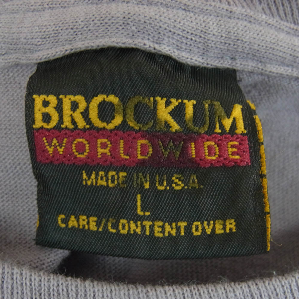 ヴィンテージ 90s USA製 The Rolling Stones ローリング ストーンズ BROCKUM ブロッカムボディ Voo Doo Lounge スパイクタン バンド 半袖 Tシャツ グレー系 L【中古】