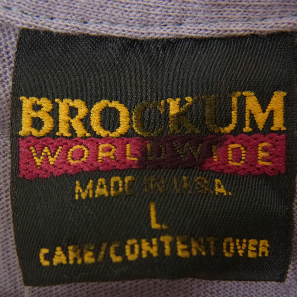 ヴィンテージ 90s USA製 The Rolling Stones ローリング ストーンズ BROCKUM ブロッカムボディ Voo Doo Lounge スパイクタン バンド Tシャツ グレー系 L【美品】【中古】