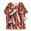 ヴィンテージ 80s USA製 The Rolling Stones ローリング ストーンズ リップ＆タン 総柄 プリント バンド Tシャツ ブラック系 2【美品】【中古】
