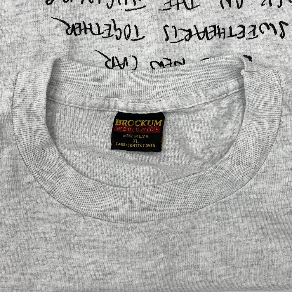 ヴィンテージ 90s USA製 The Rolling Stones ローリング ストーンズ LOVE IS STRONG 1994 BROCKUM バンド Tシャツ グレー系 XL【中古】