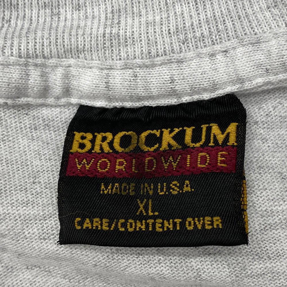 ヴィンテージ 90s USA製 The Rolling Stones ローリング ストーンズ LOVE IS STRONG 1994 BROCKUM バンド Tシャツ グレー系 XL【中古】