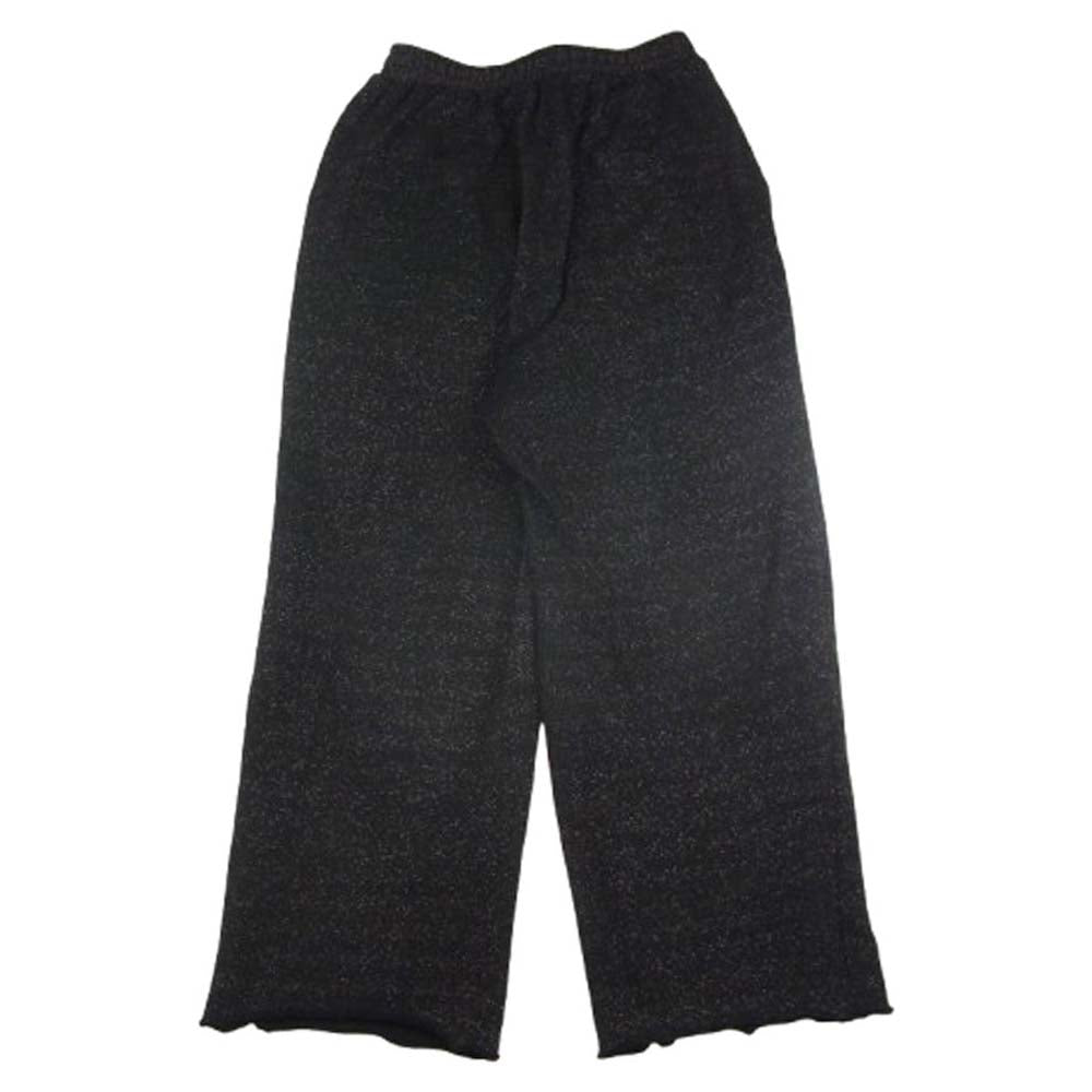 ANCELLM アンセルム ANC-PT55 garden damage sweat pants グリッター ラメ加工 ガーデン ダメージ スウェット パンツ ブラック系 2【中古】