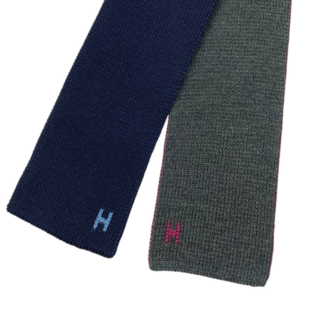 HERMES エルメス 4WAY リバーシブル ネクタイ マルチカラー系【中古】