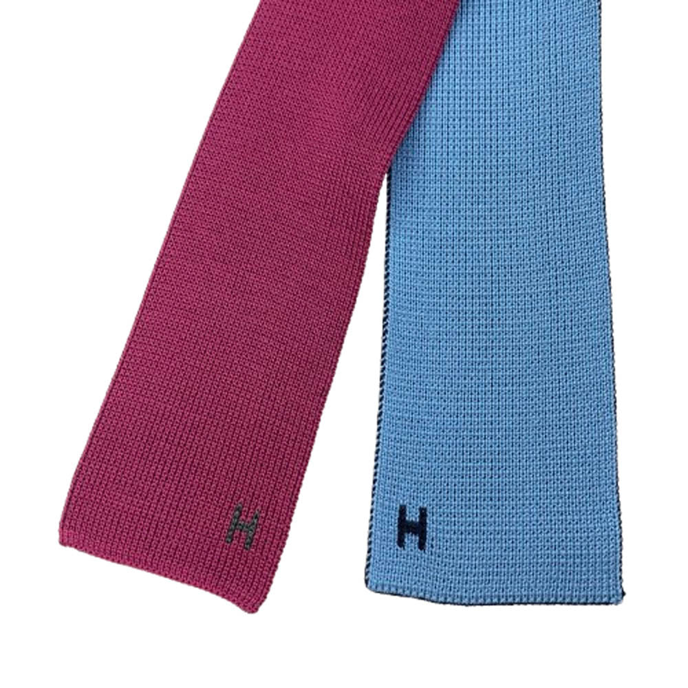 HERMES エルメス 4WAY リバーシブル ネクタイ マルチカラー系【中古】