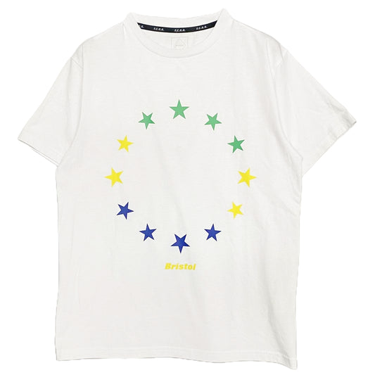 F.C.R.B. エフシーアールビー 22SS FCRB-222077 48 STARS TEE スター 半袖 Tシャツ ホワイト系 S【中古】