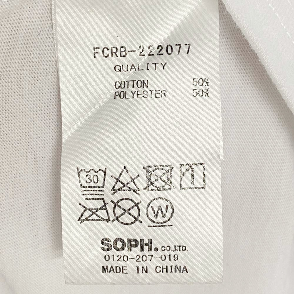 F.C.R.B. エフシーアールビー 22SS FCRB-222077 48 STARS TEE スター 半袖 Tシャツ ホワイト系 S【中古】