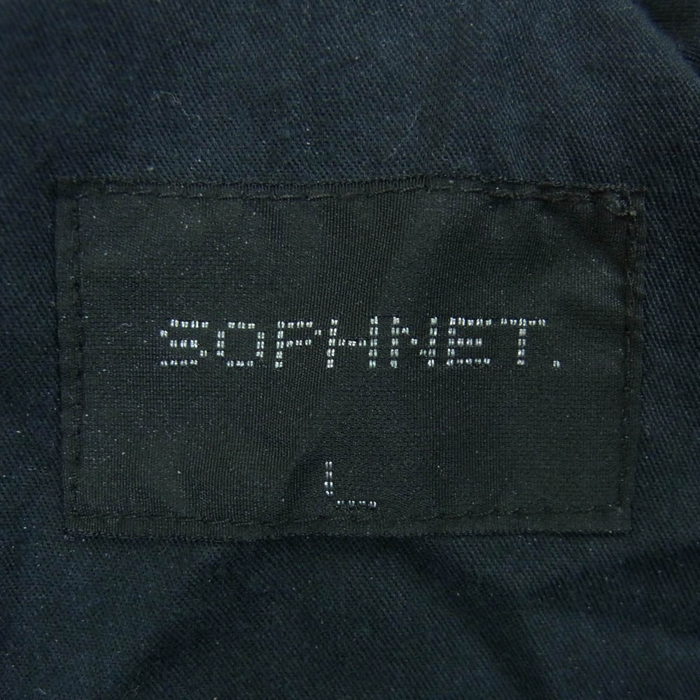 SOPHNET. ソフネット SOPH-192054 スラックス パンツ 日本製 ダークグレー系 L【中古】