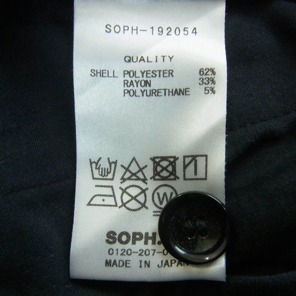 SOPHNET. ソフネット SOPH-192054 スラックス パンツ 日本製 ダークグレー系 L【中古】