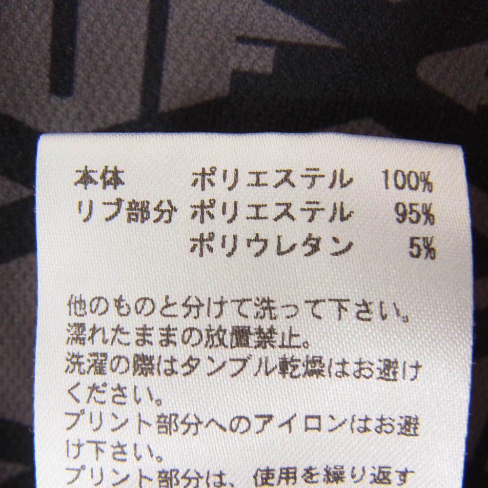 HUF ハフ 24SS KN90004 UMBRO ART PANEL TEAM JERSEY アンブロ アート パネル チーム ジャージ 半袖 Tシャツ ブラック系 M【中古】