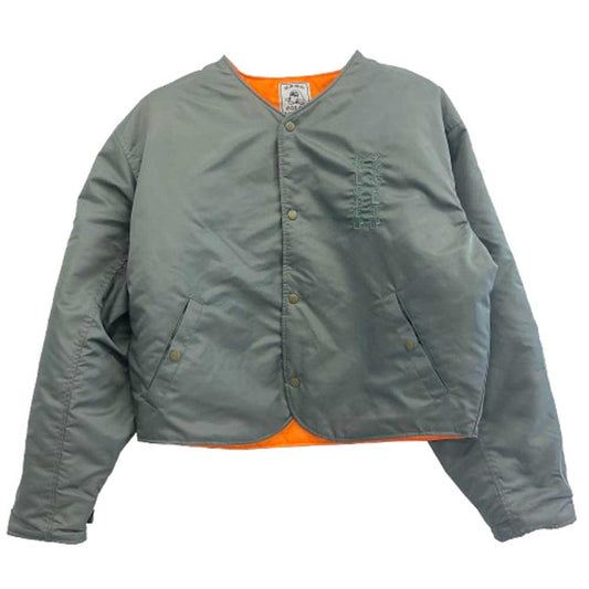 ガルフィー 24AW 143065 LONELY論理 SICKYOLO TANRAN BOMBER JACKET ボンバー ジャケット カーキ系 L【中古】