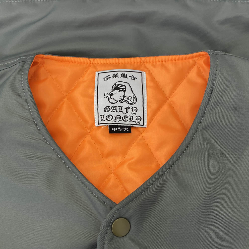 ガルフィー 24AW 143065 LONELY論理 SICKYOLO TANRAN BOMBER JACKET ボンバー ジャケット カーキ系 L【中古】