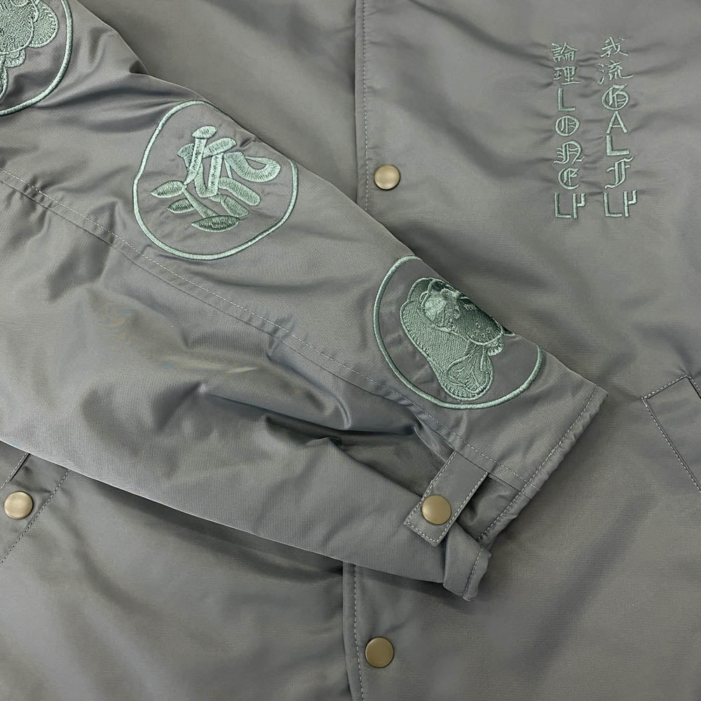 ガルフィー 24AW 143065 LONELY論理 SICKYOLO TANRAN BOMBER JACKET ボンバー ジャケット カーキ系 L【中古】