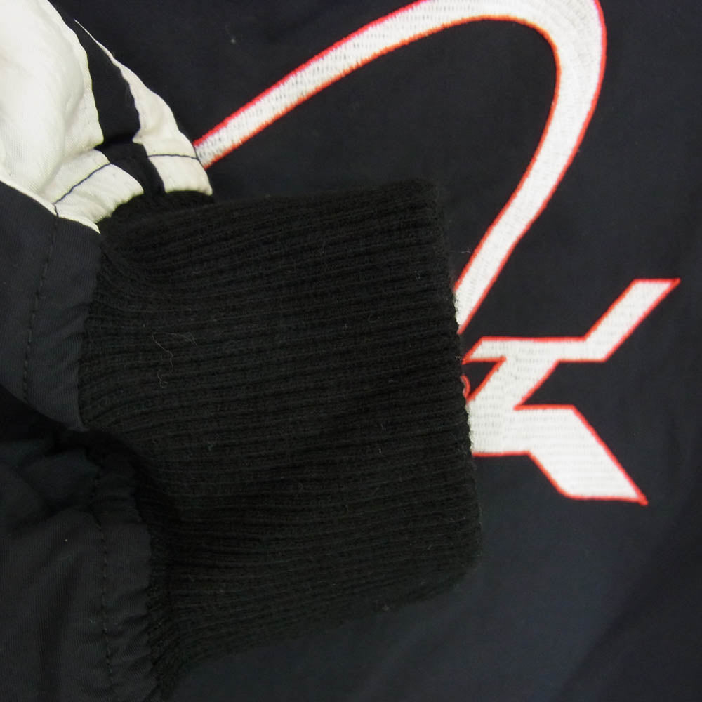 SAINT MICHAEL セントマイケル 24AW SM-YS1-0000-054 NYLON PULLOVER サイドジップ ナイロン プルオーバー スウェット ウインドブレーカー ブラック系 L【中古】