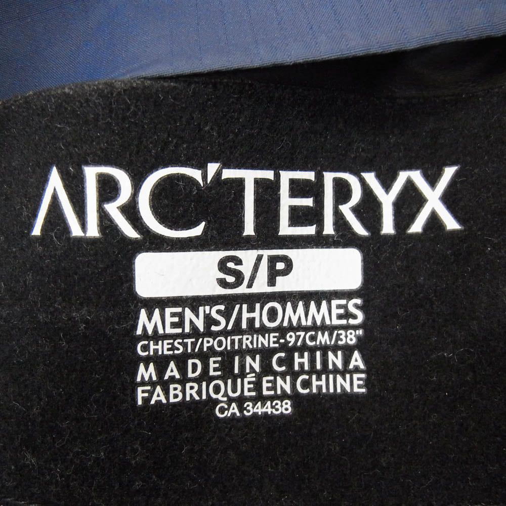 ARC'TERYX アークテリクス 10968-104251 BETA SL JACKET GORE TEX ベータ SL ジャケット ゴアテックス ジャケット ブルー系 S【中古】