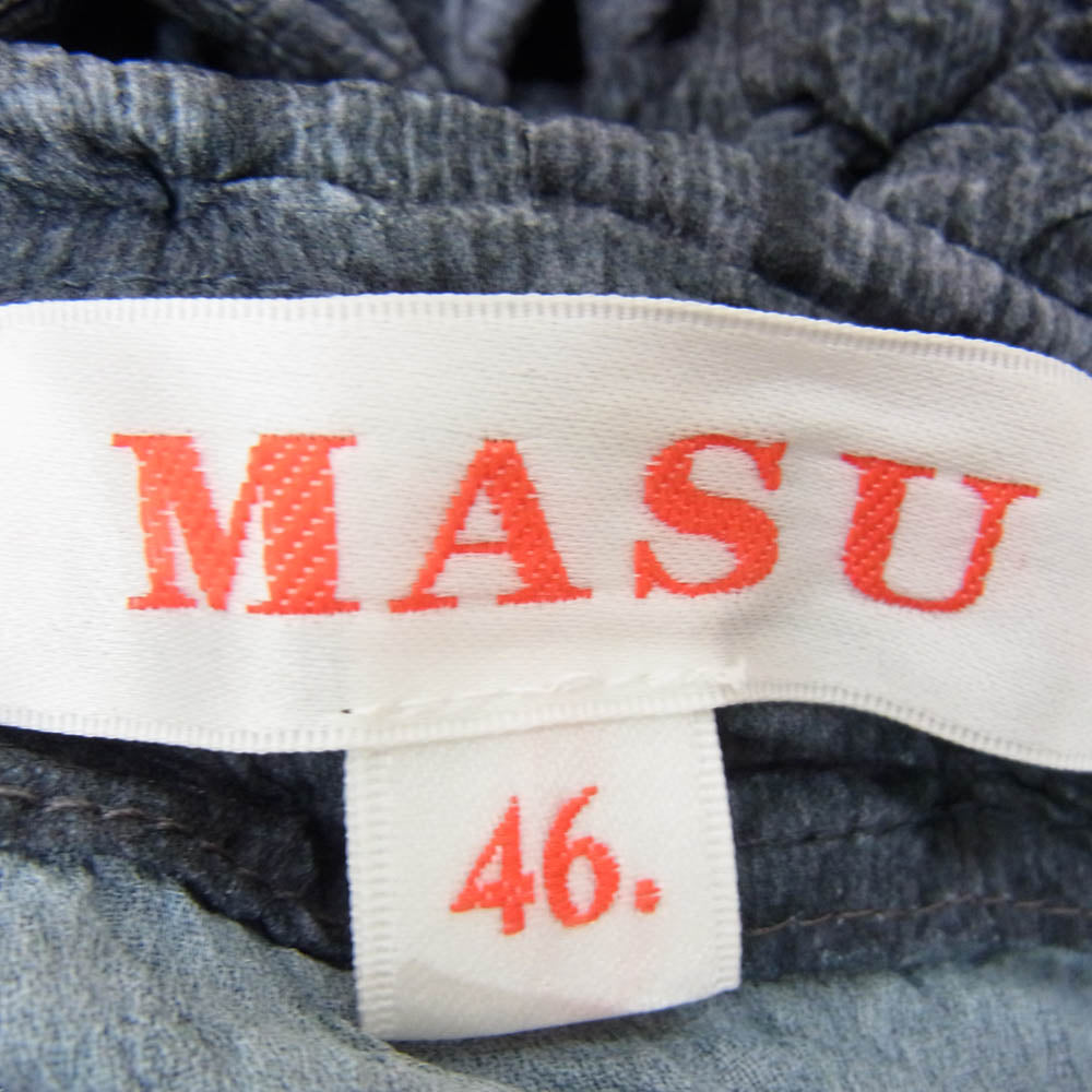エムエーエスユー MPFW-BL0724 SPIKY ZIP HOODIE FADED スパイキーZIP UPフーディ ブルゾン ジャケット グレー系 46【中古】