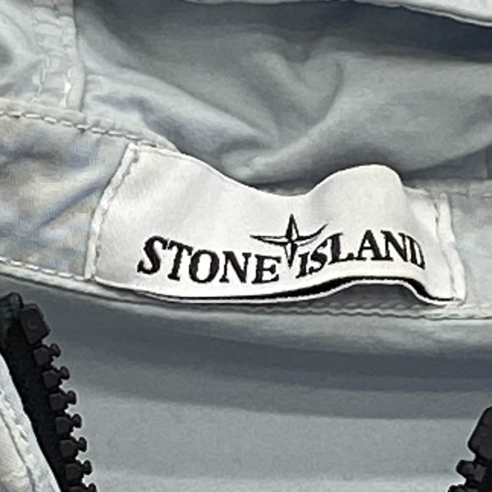 STONE ISLAND ストーンアイランド Supima Cotton Twill Stretch-TC Hooded Jacket スーピマ コットン ツイル ストレッチ TC フーデッド ジャケット グレー系 M【中古】