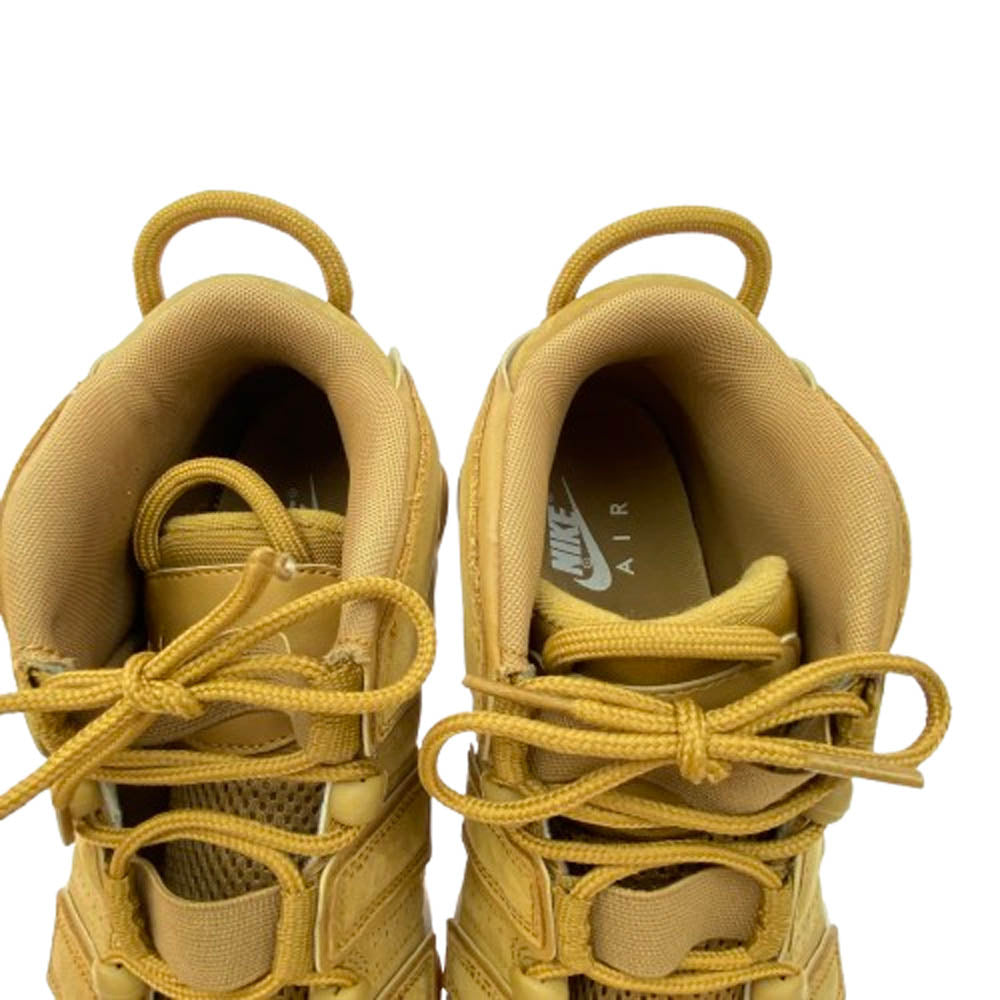 NIKE ナイキ AA4060 200 AIR MORE UPTEMPO 96 PREMIUM FLAX エアモアアップテンポ96 プレミアム フラックス ハイカット スニーカー ライトブラウン系 27.0cm【中古】
