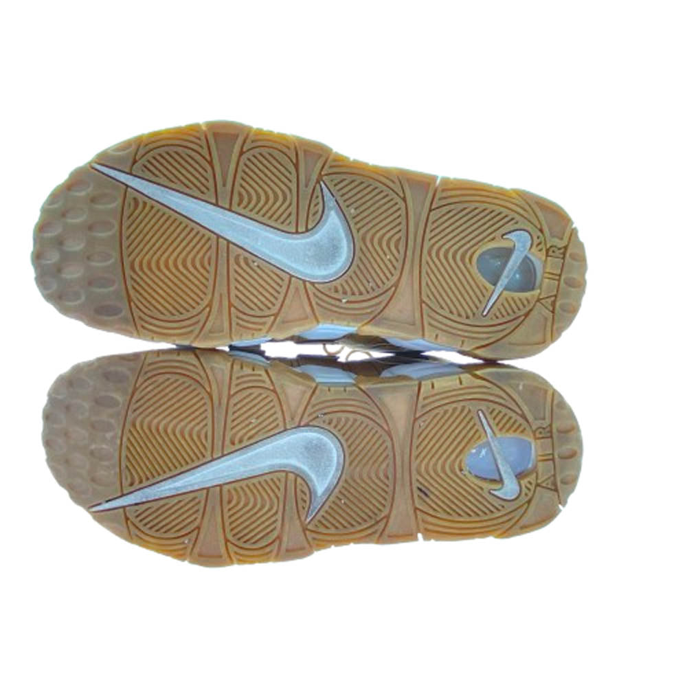 NIKE ナイキ AA4060 200 AIR MORE UPTEMPO 96 PREMIUM FLAX エアモアアップテンポ96 プレミアム フラックス ハイカット スニーカー ライトブラウン系 27.0cm【中古】