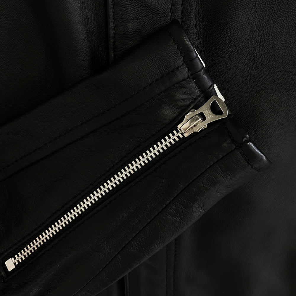 schott ショット 3111063 SHEEP CLASSIC RACER JKT シープ クラシック レーサー レザー ジャケット ブラック系 S【美品】【中古】