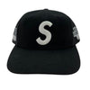 Supreme シュプリーム 25SS WORLD FAMOUS S LOGO 6-PANEL ワールドフェイマス Sロゴ ６パネル キャップ ブラック系【中古】