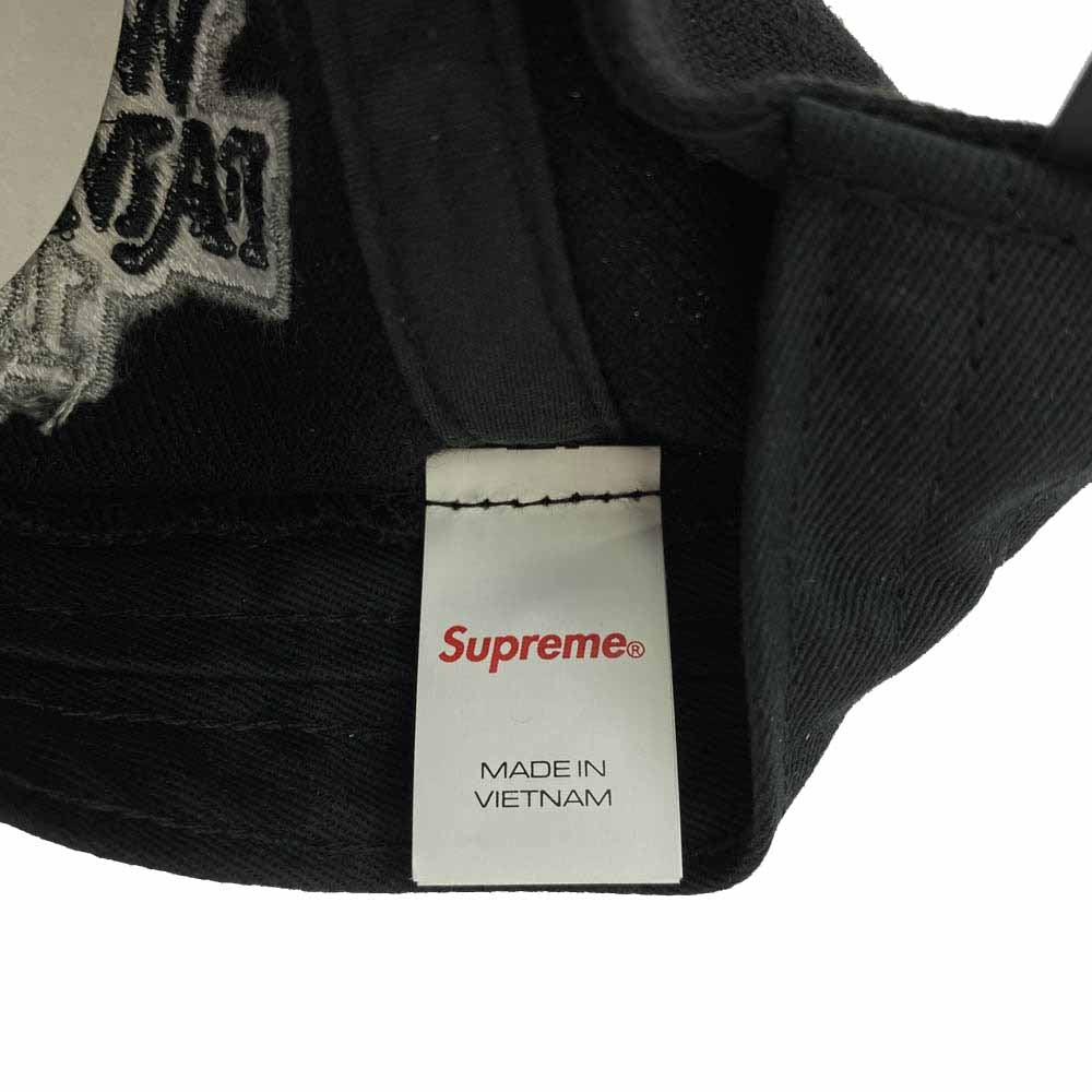 Supreme シュプリーム 25SS WORLD FAMOUS S LOGO 6-PANEL ワールドフェイマス Sロゴ ６パネル キャップ ブラック系【中古】