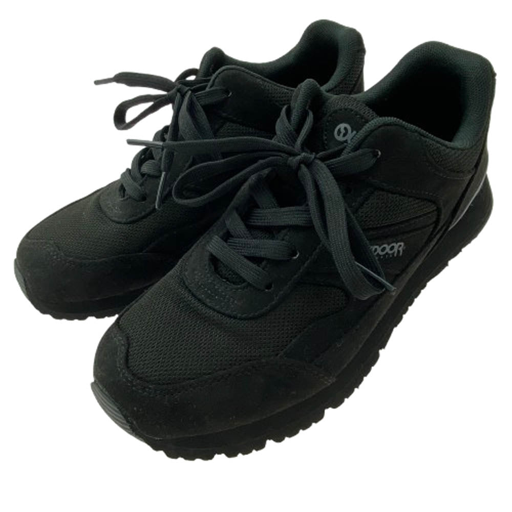 OUTDOOR アウトドア KF7456 708 ローカット スニーカー ブラック系 24cm【美品】【中古】