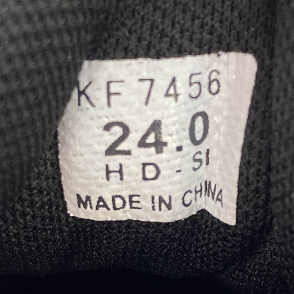 OUTDOOR アウトドア KF7456 708 ローカット スニーカー ブラック系 24cm【美品】【中古】