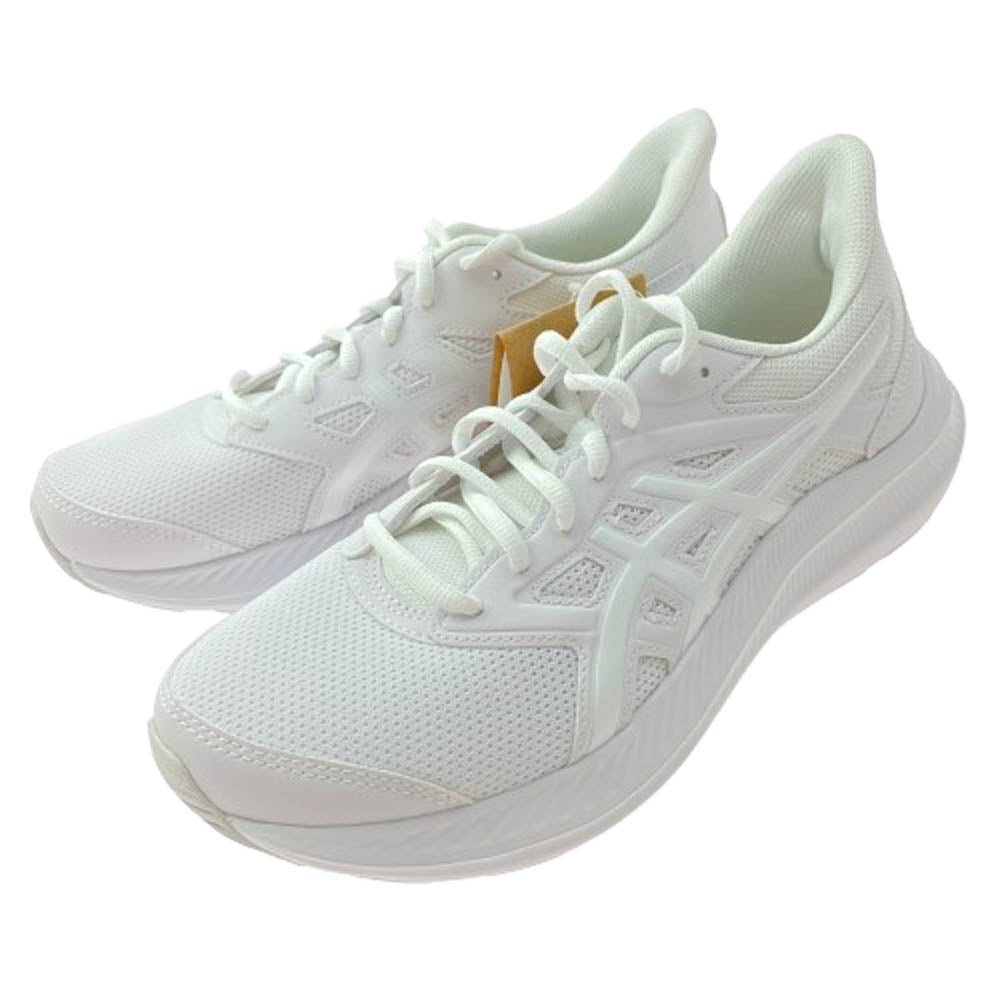 asics アシックス JOLT 4 ランニング シューズ ローカット メッシュ スニーカー ホワイト系 24.5cm【新古品】【未使用】【中古】