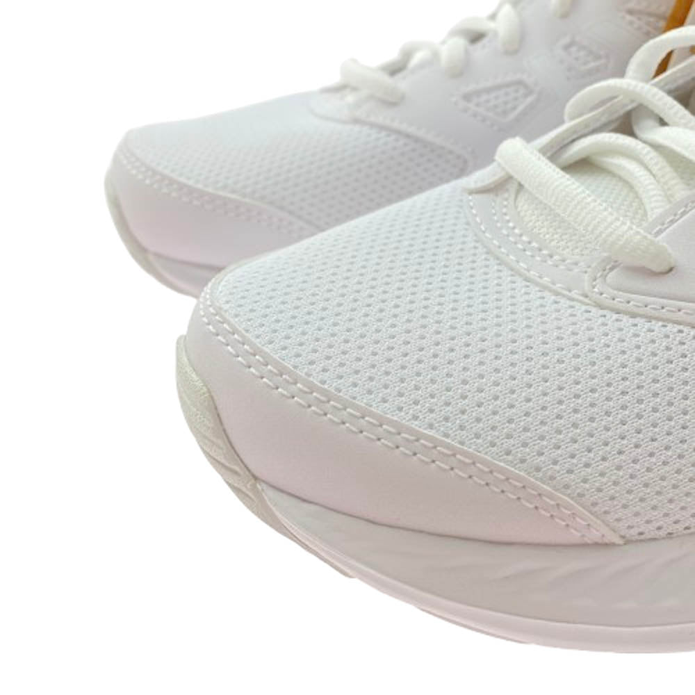 asics アシックス JOLT 4 ランニング シューズ ローカット メッシュ スニーカー ホワイト系 24.5cm【新古品】【未使用】【中古】