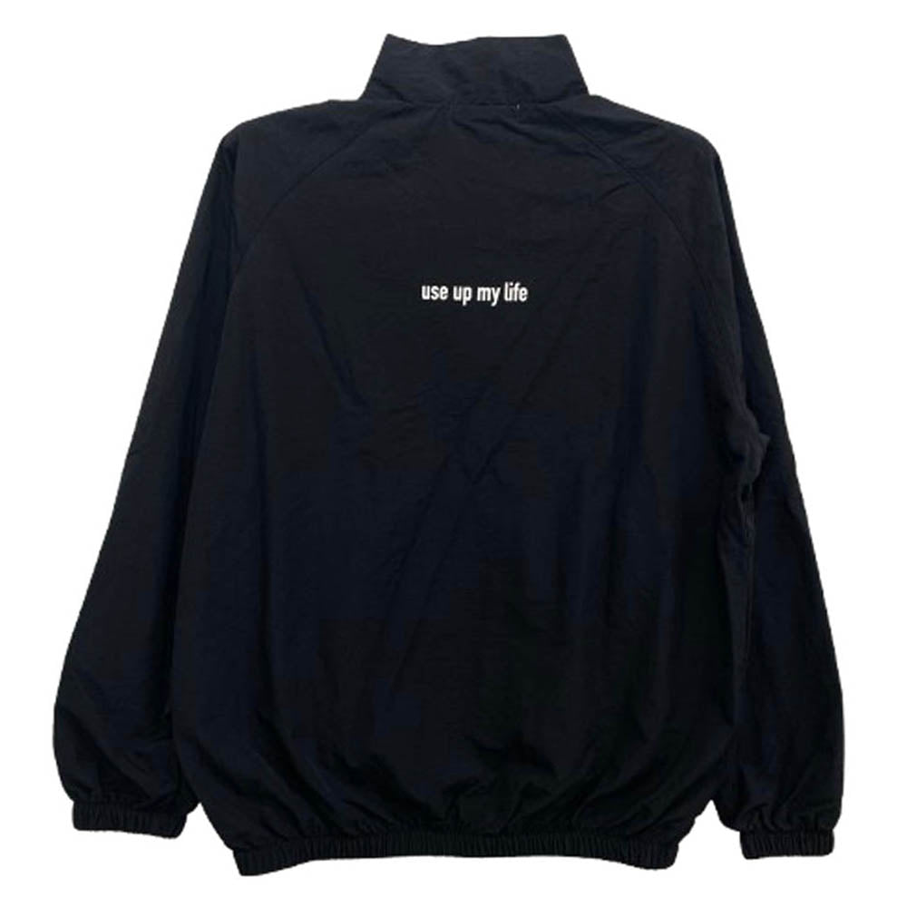 ガヴィル GGG USE UP MY LIFE プリント ナイロン ジャケット ブラック系 M【中古】