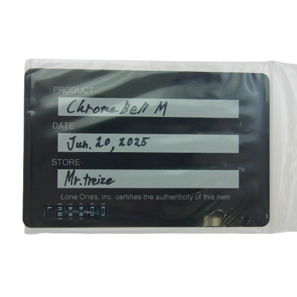 LONE ONES ロンワンズ 2025年6月購入時ギャランティカード付属 CHROME BELL クロムベル ペンダントトップ ミディアム Mサイズ シルバー系【中古】