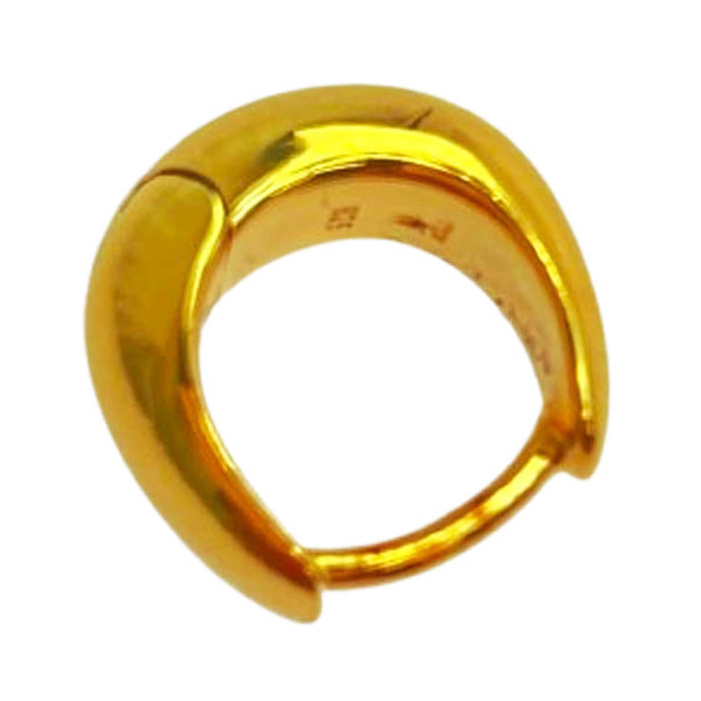 TOM WOOD トムウッド Ice Huggies Gold アイス ハギー ゴールド フープ ピアス ゴールド系【中古】