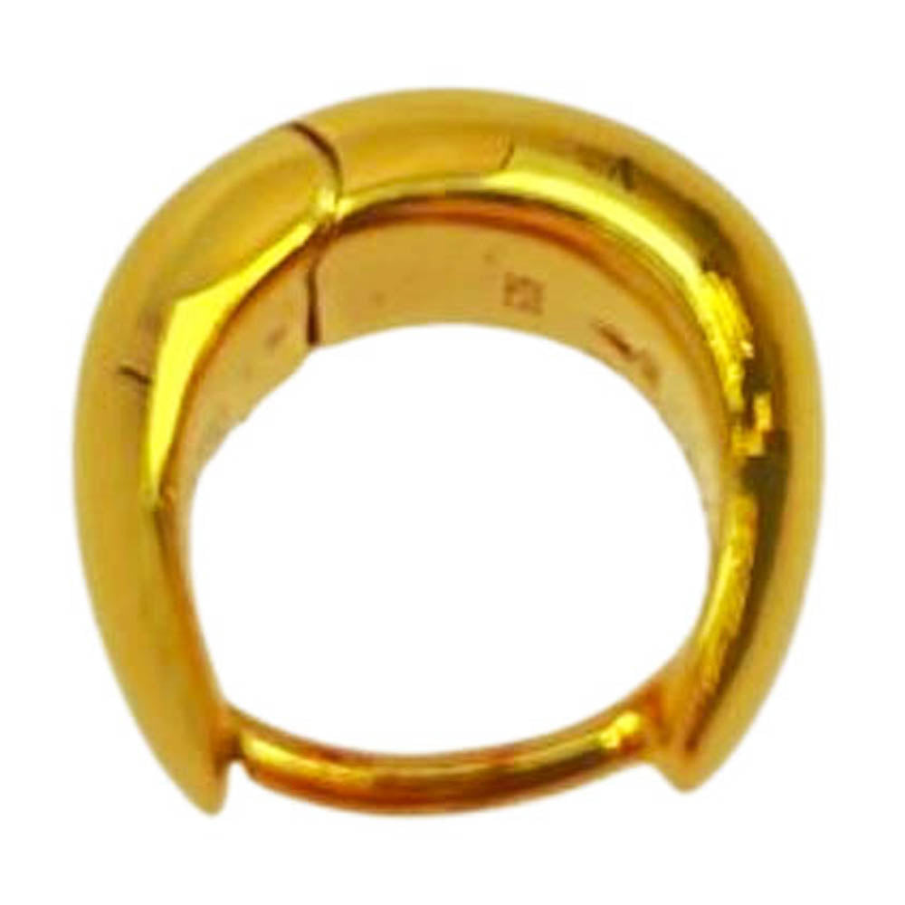 TOM WOOD トムウッド Ice Huggies Gold アイス ハギー ゴールド フープ ピアス ゴールド系【中古】