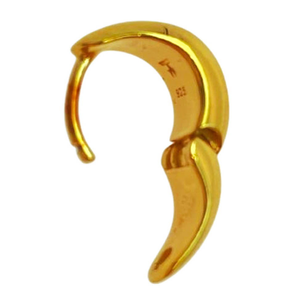TOM WOOD トムウッド Ice Huggies Gold アイス ハギー ゴールド フープ ピアス ゴールド系【中古】