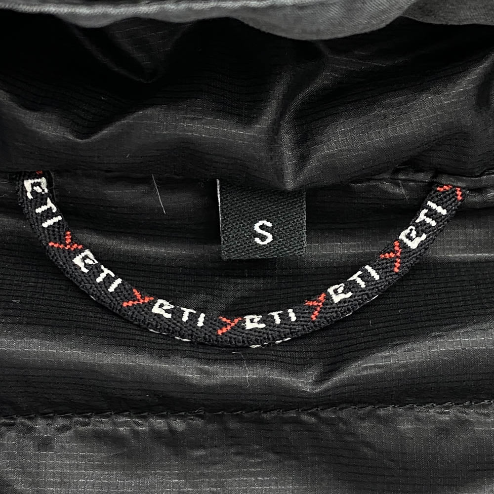 イエティ フード付 切替 ダウンジャケット ブラック系 グレー系 S【中古】