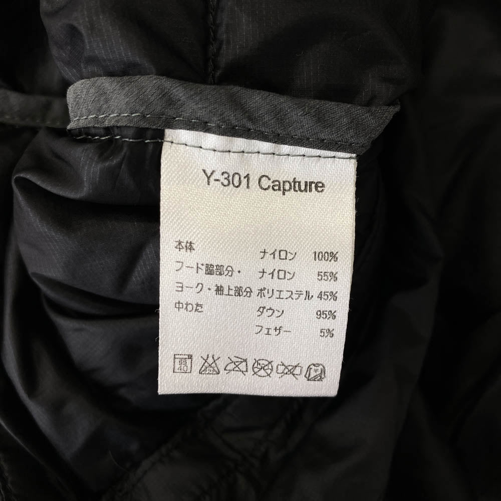イエティ フード付 切替 ダウンジャケット ブラック系 グレー系 S【中古】