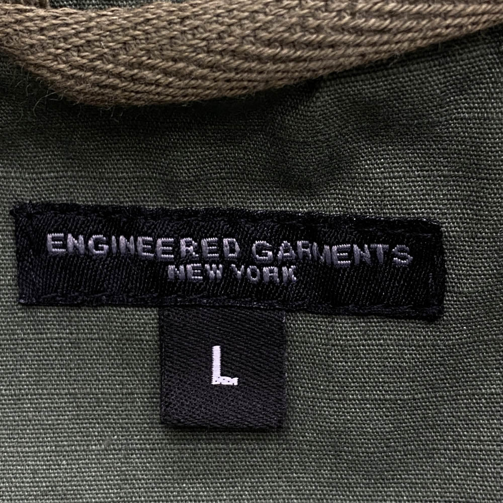 Engineered Garments エンジニアードガーメンツ 13AW Field Parka Nyco Ripstop リップストップ フィールド パーカー モスグリーン系 L【中古】